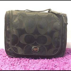 Coach Black Toiletry Bag